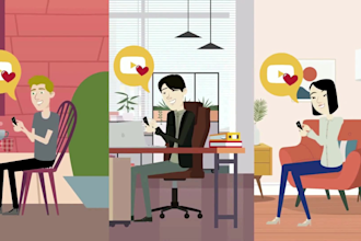create a 2d animation explainer video
