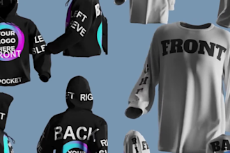 do 3d fashion design, 3d cloth modeling, 3d cgi product animation, garment