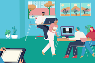 create a 2d custom video or customized explainer video