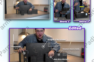 edit a long form youtube video with 2 free shorts