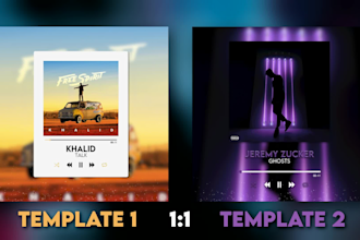 do a audio visualizer or promo video for you