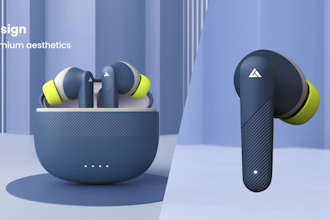 do realistic 3d gadget product animation amazon product video 3d video earbud