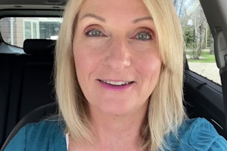create a spokesperson video in my car