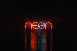 make neon intro for you