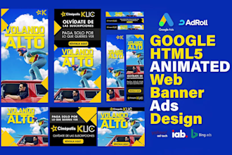 design html5 banner or animated html5 banner ads