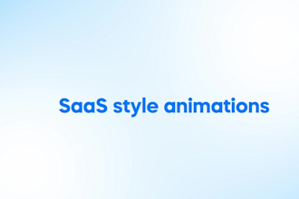 create a saas explainer video with custom UI animation