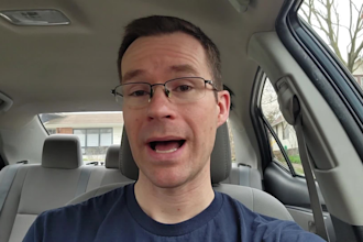 create male ugc spokesperson video ads inside my car