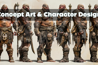 create same day concept art and fantasy landscapes