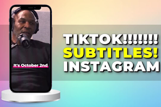 edit instagram reels, tiktoks, youtube shorts with captions or subtitles
