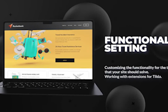 do unique and original website on tilda