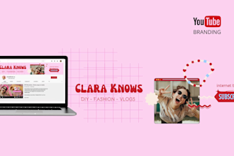 design youtube banner thumbnail