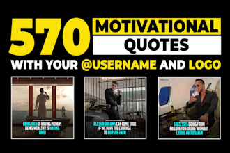 design custom 570 motivational quotes for instagram