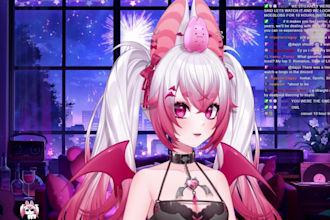 create custom 2d 3d vtuber model vrchat avatar vriod vrm streaming setup