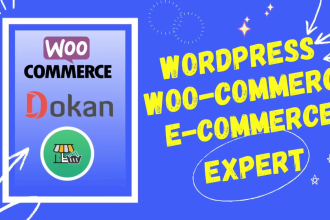build ecommerce website or multivendor online store by woocommerce, dokan, wcfm