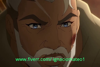 2d cartoon animation character music video 2d short film 2d fighting anime style