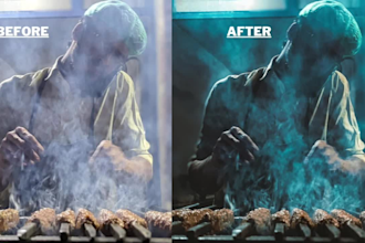 do photo editing, color grading and retouching