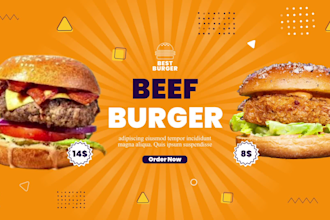 create food promo animation or food promo ads