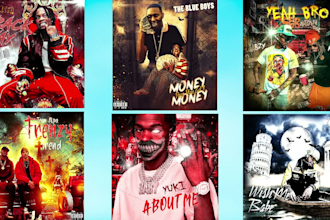 design creative and professional mixtape, album covers