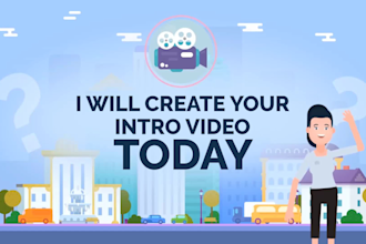 create clean and crisp explainer video and logo intro in 4k resolution
