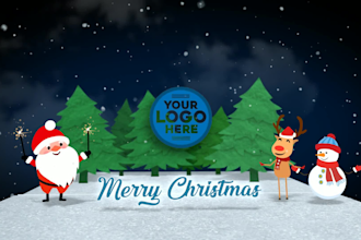 make captivating christmas greeting video