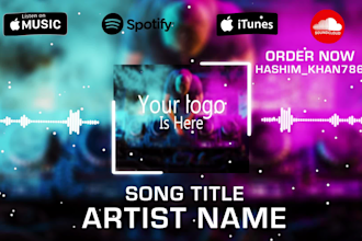 design music spectrum or audio lyric visualization