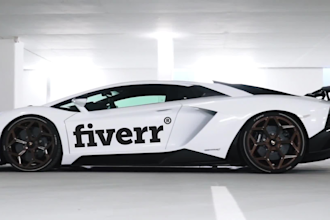 put your logo and website address on a car intro video