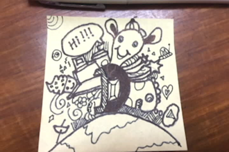 do doodle art of any logo and picture