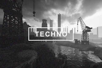 create techno visuals for your dj set, track or music video