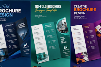 design a unique and attractive brochure for your brand