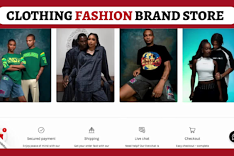 design clothing website shopify clothing store clothing brand website fashion