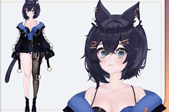 design and rig vtuber model live2d vtuber model live2d model 2d vtuber rigging