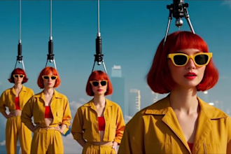 cinematic ai music video ai dance video ai movie trailer google veo3 ai baby