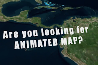 do google map citation, map scraping, dnd map, map seo, map animation for you
