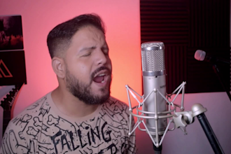 be your pro post hardcore or modern metal male singer