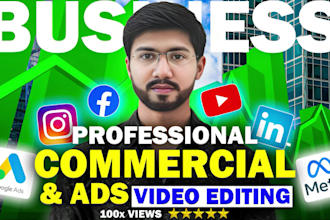 create catchy facebook ad creative video and promo video for brand sales