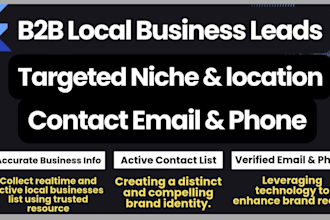 do b2b local business leads and targeted contact email list