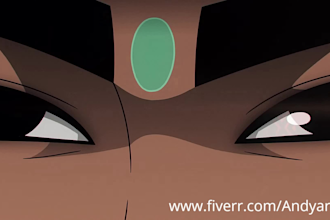 2d cartoon video,2d fighting anime,short film,game trailer,animeted intro