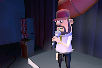 create an awesome animated cartoon music video