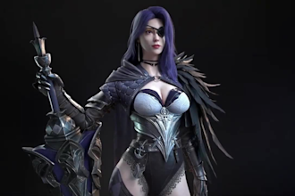 create props models 3d character modeling for unity,ue5 games,animation,3d print