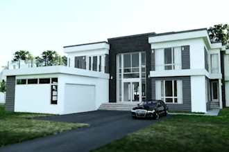 create high level 3d interior and exterior rendering