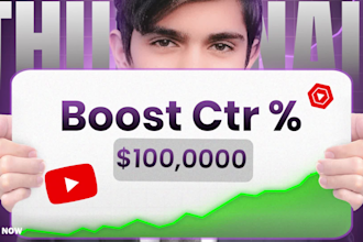 design viral amazing youtube thumbnails