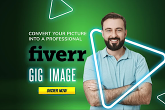 design 2 fiverr gig thumbnail, gig image, gig cover