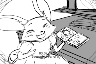 make storyboard for your story script