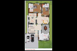 design 2d house plans, floor plans and do plans rendering