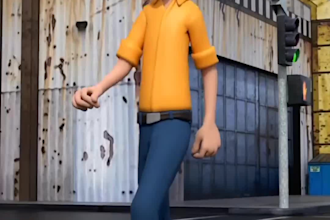 create 3d cartoon animation, cartoon animation  3d character animation video