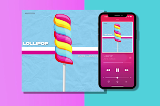 design stunning podcast cover art, spotify cover art and album cover art