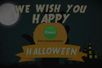 design halloween intro video