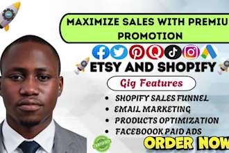 advertise shopify ebay etsy sales, etsy shopify pinterest promotion for traffic
