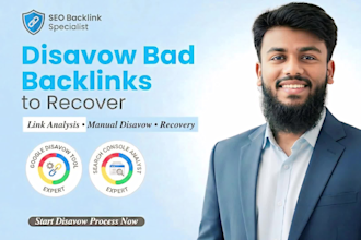 remove bad backlinks and disavow toxic links to fix SEO issues