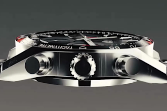 create photorealistic 3d watch animation and product video ads